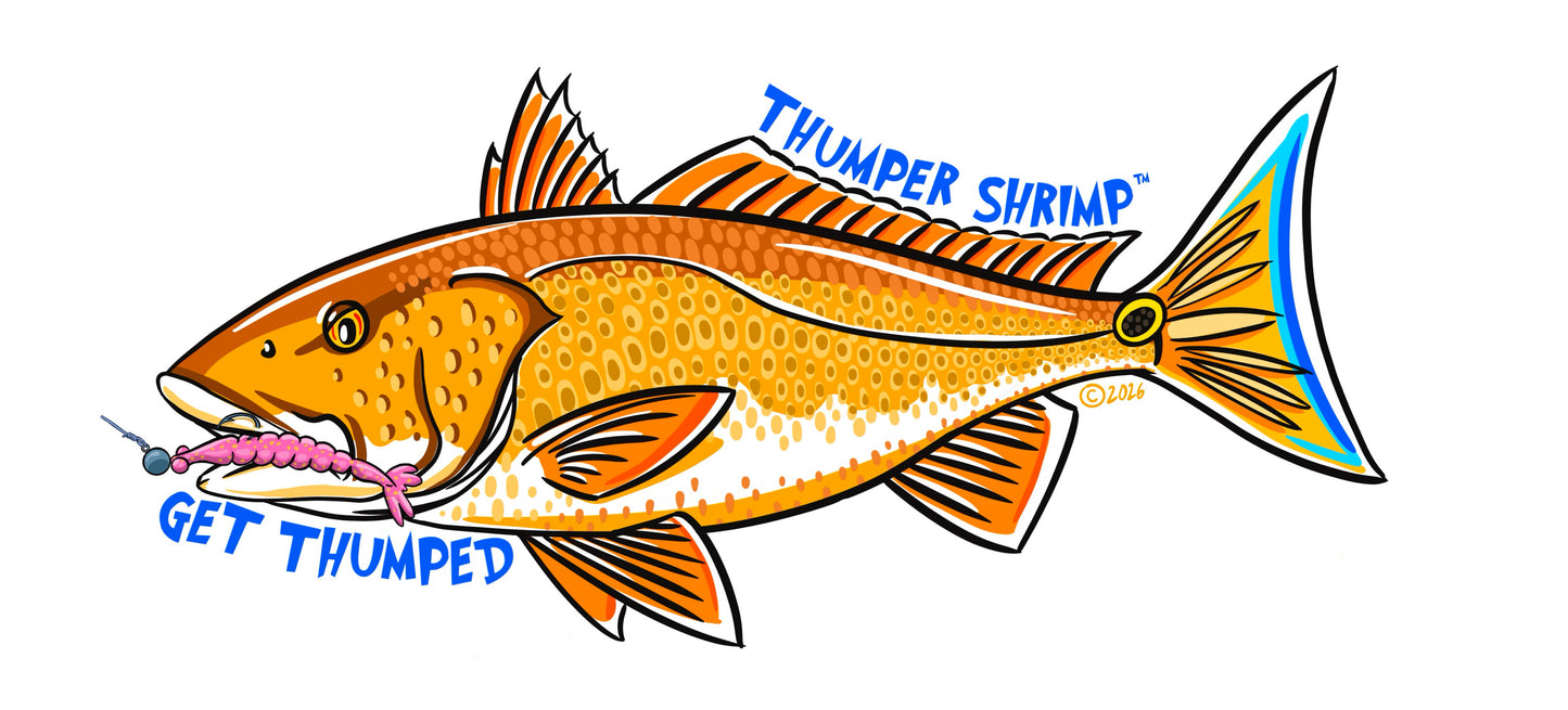 Bull Red Thumper Shrimp Long Sleeve
