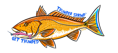 Bull Red Thumper Shrimp Long Sleeve
