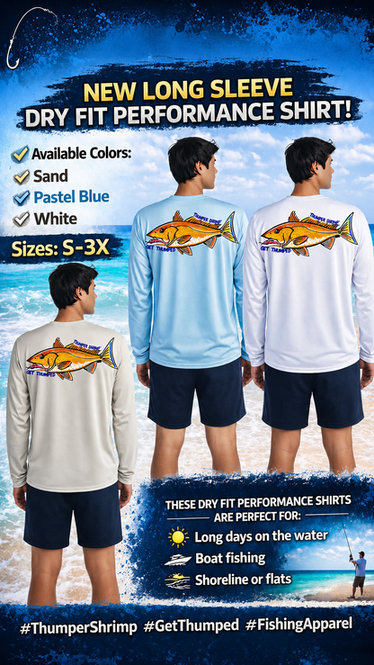 Bull Red Thumper Shrimp Long Sleeve